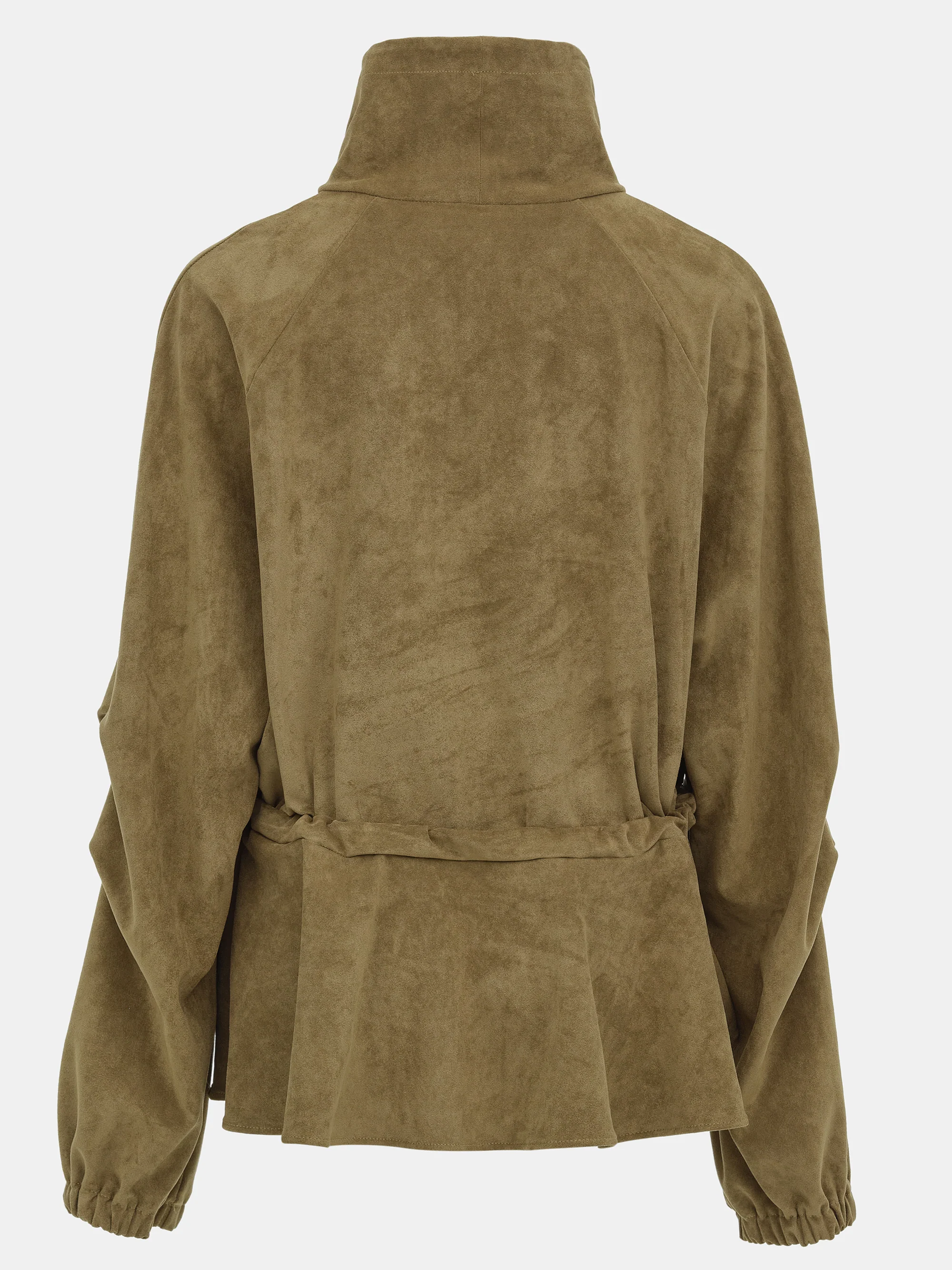 Suede Effect Anorak, Brown - Image 6