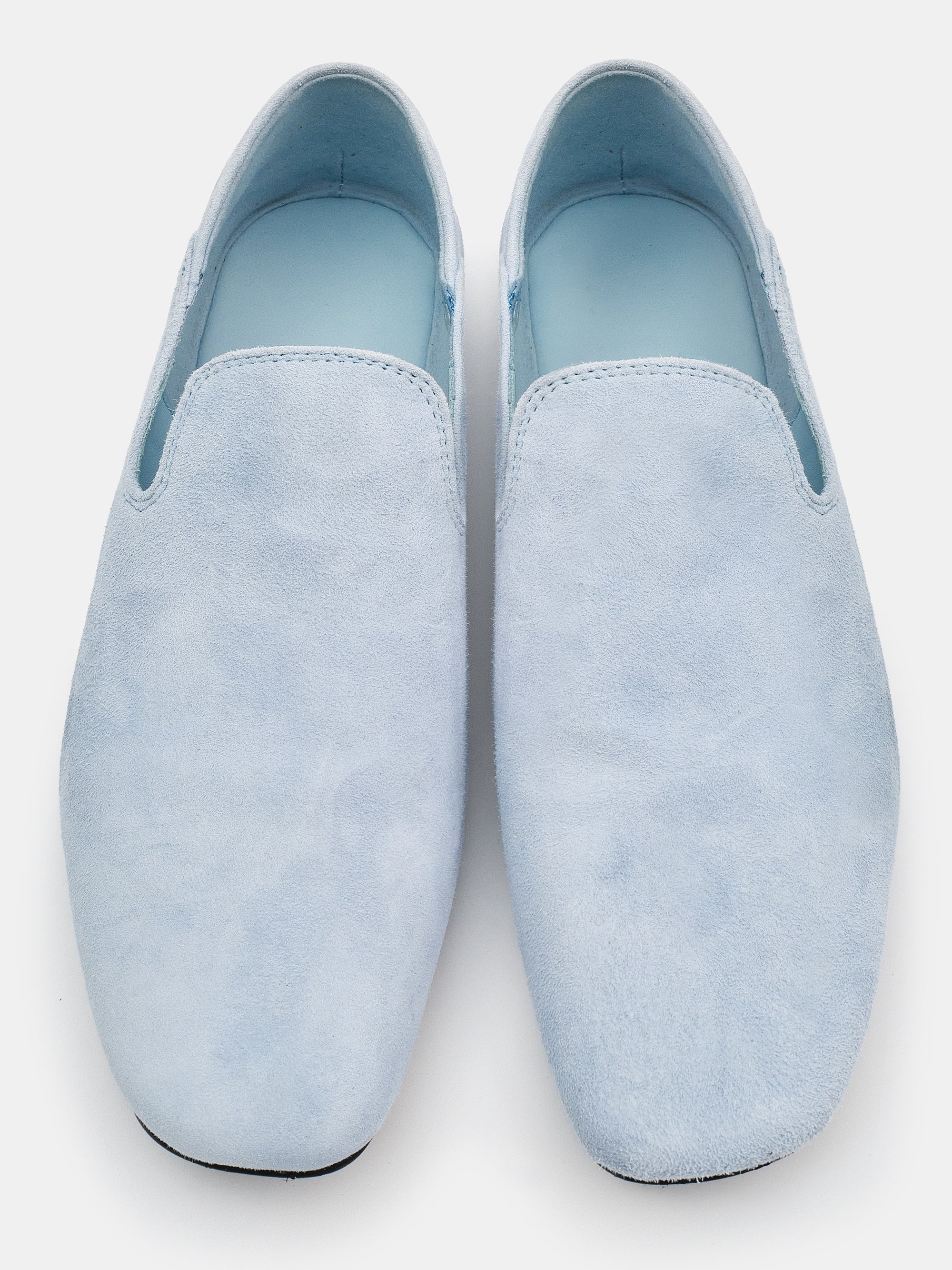 Suede Flat Loafers, Capri - Image 2