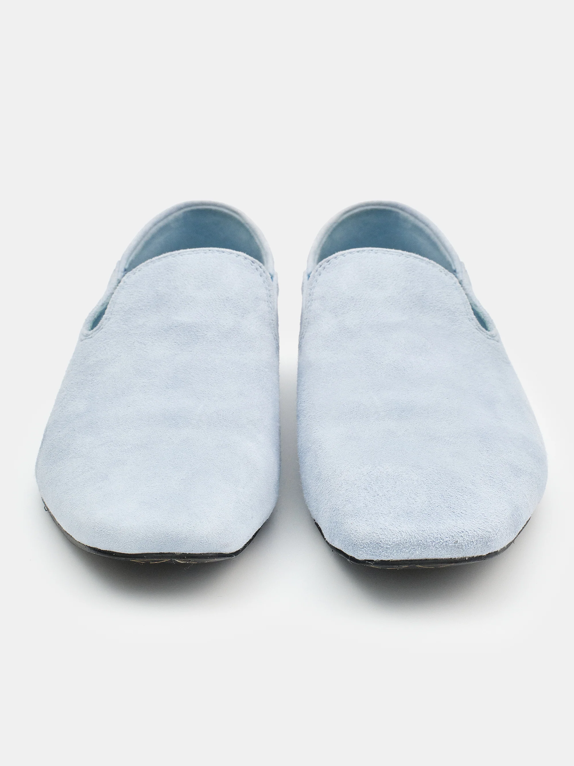 Suede Flat Loafers, Capri - Image 3