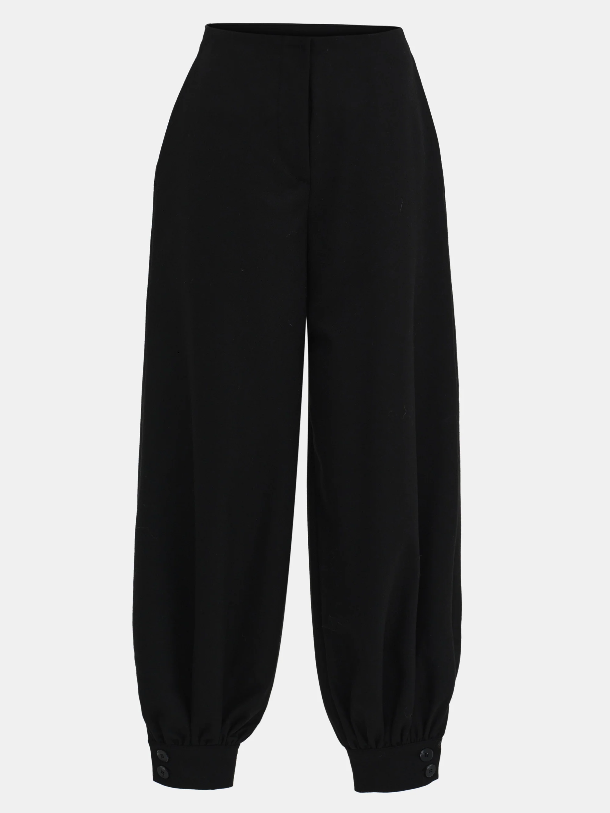 Tailored Balloon Pants, Black - Image 6