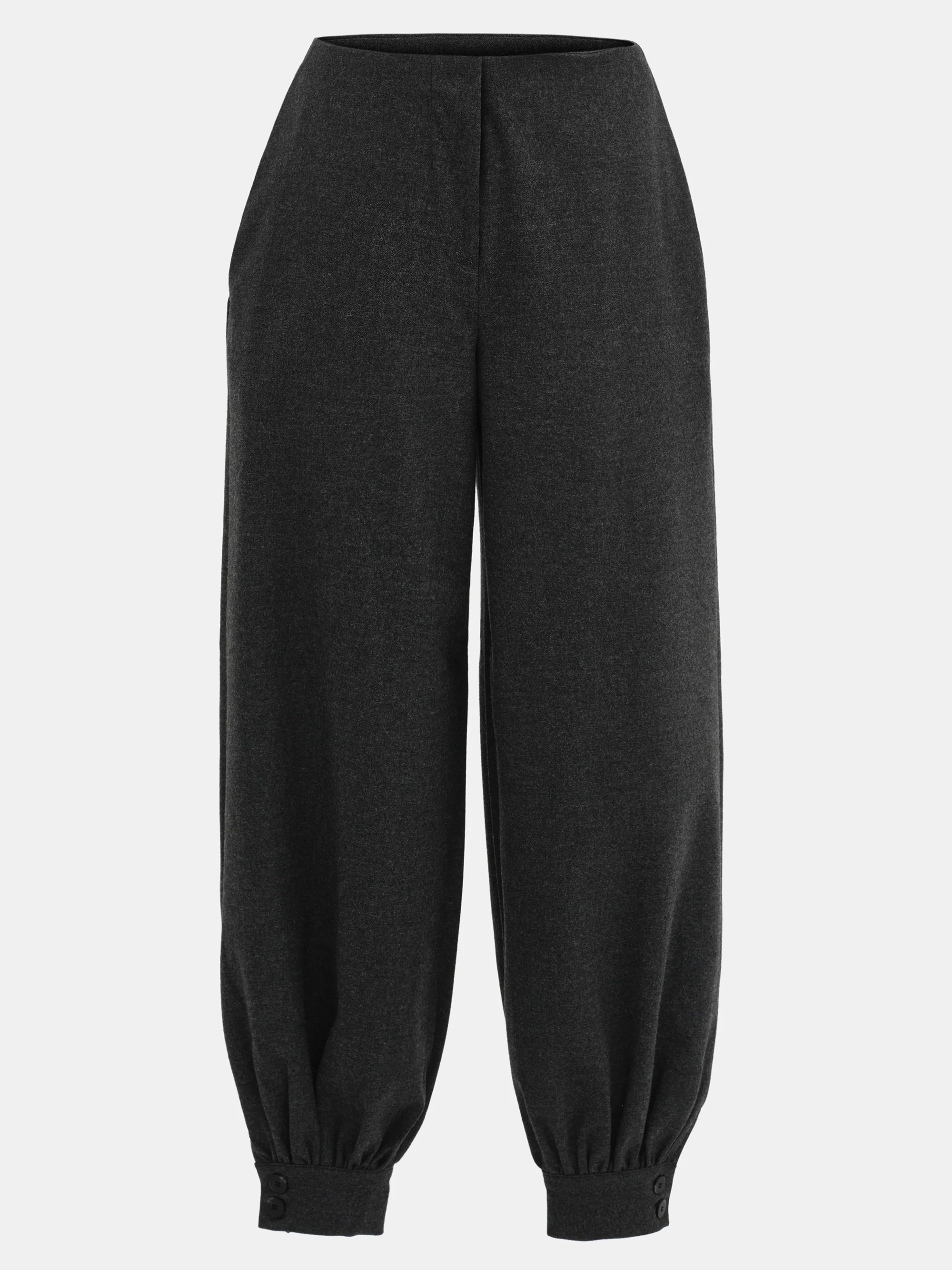 Tailored Balloon Pants, Charcoal - Image 5