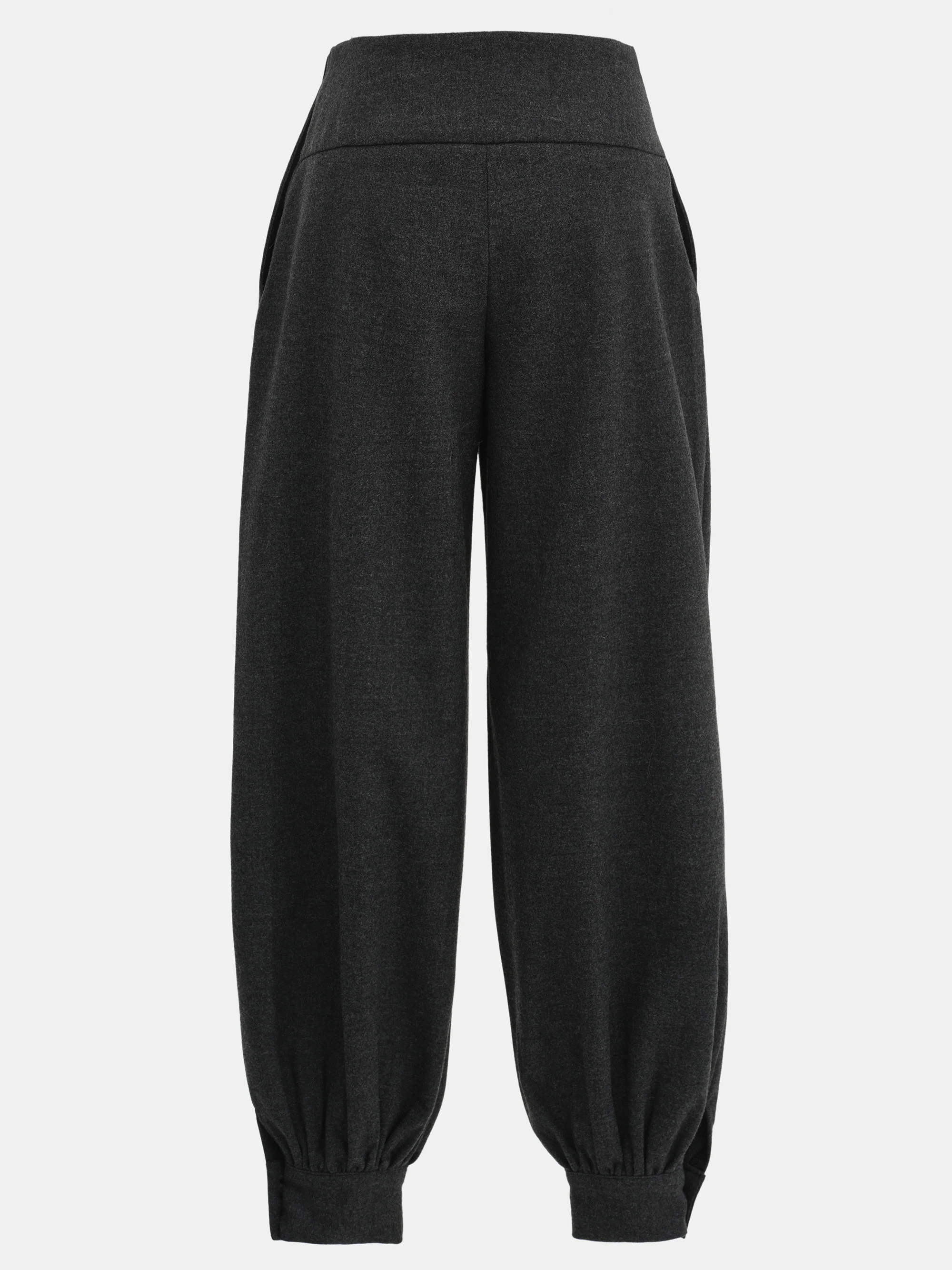 Tailored Balloon Pants, Charcoal - Image 6