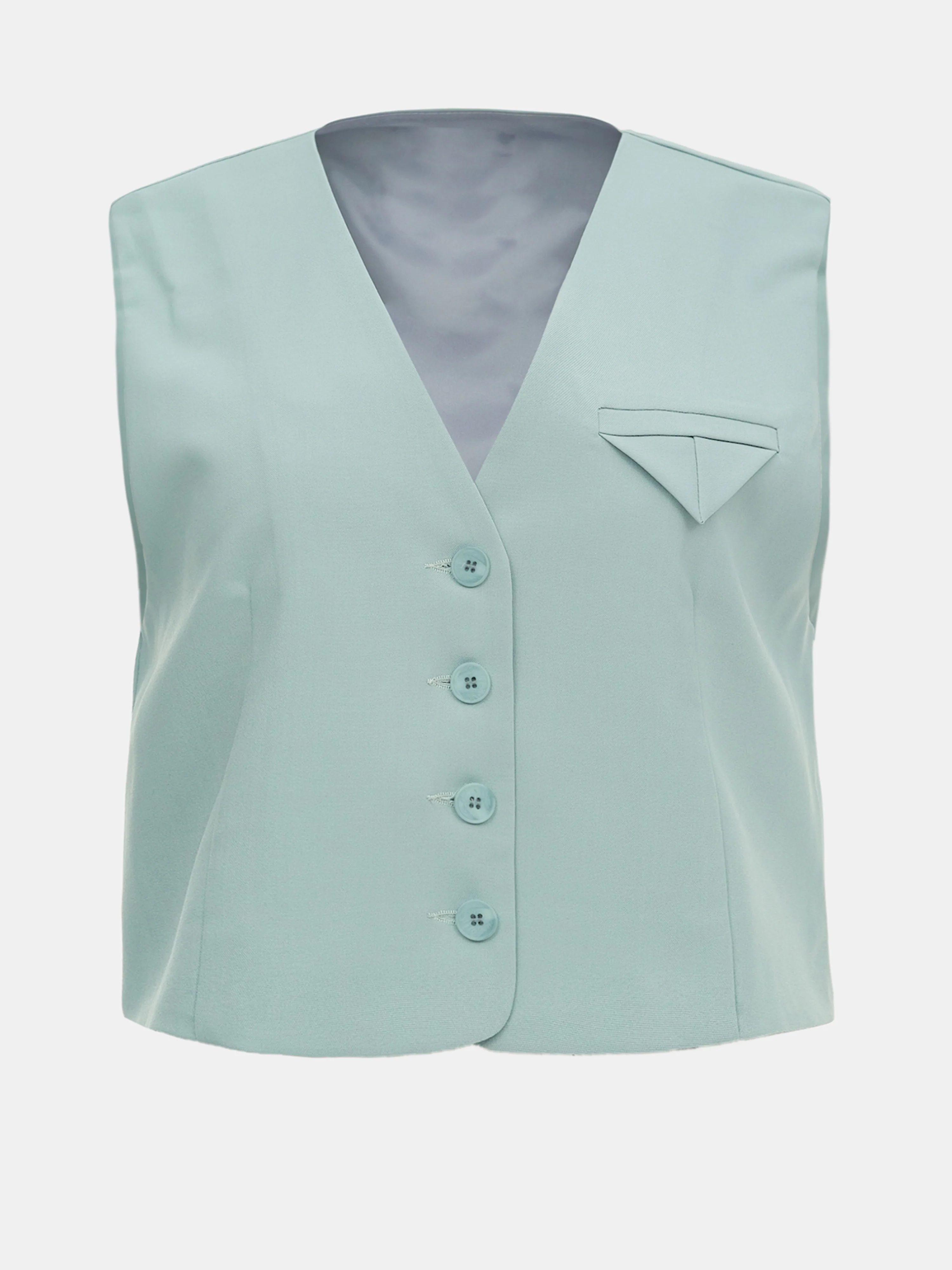 Tailored Suit Vest, Seafoam