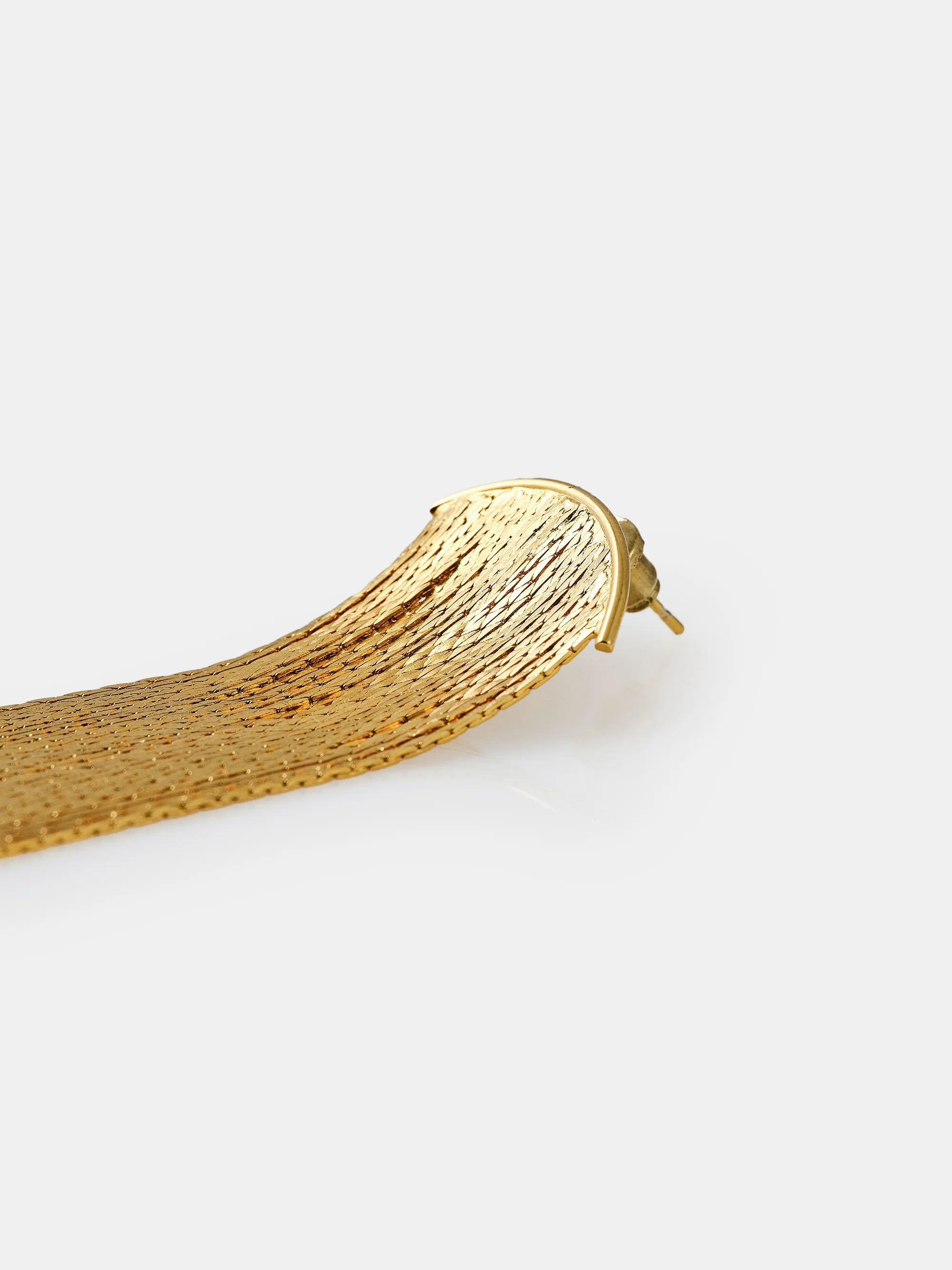 Tassel Drop Earrings, Gold - Image 4