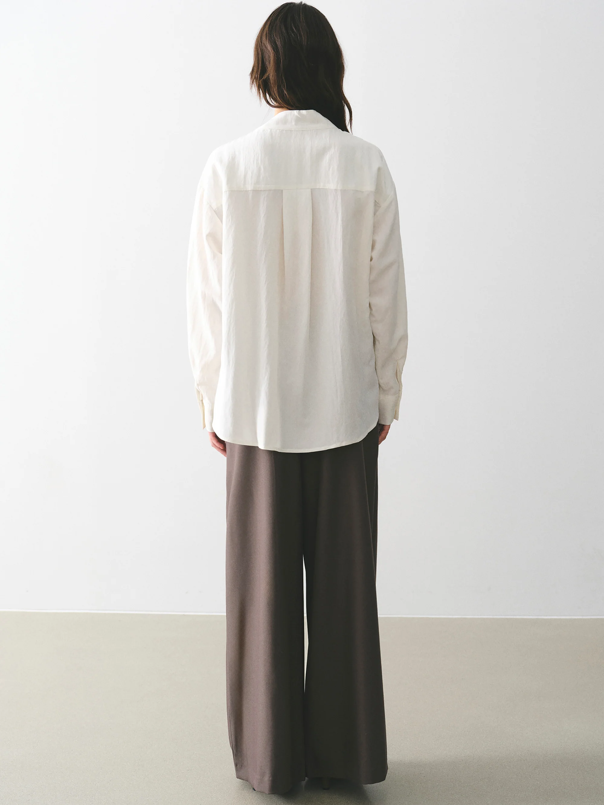 Tie-Neck Blouse, Ivory - Image 4