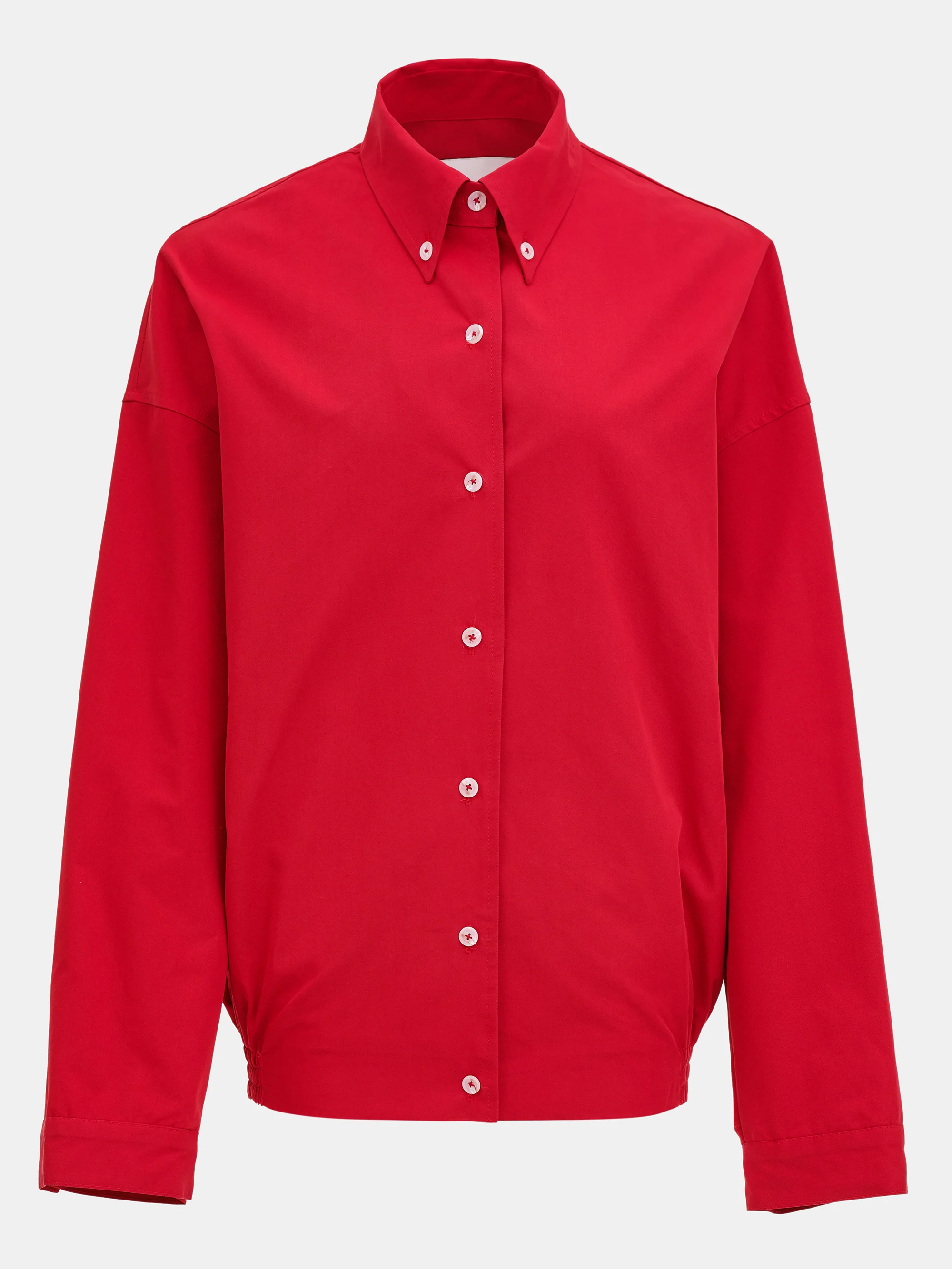 Tori Shirt Blouson Jacket, Red - Image 4
