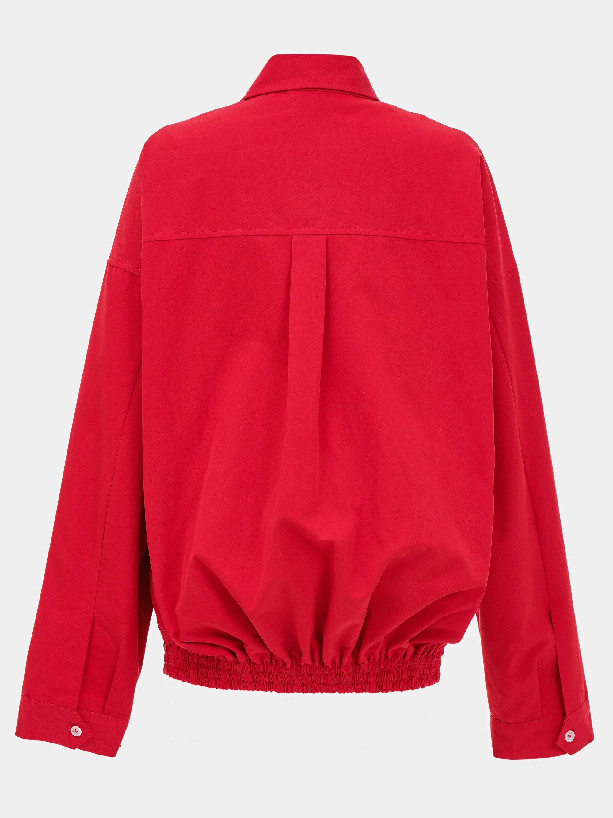 Tori Shirt Blouson Jacket, Red - Image 5