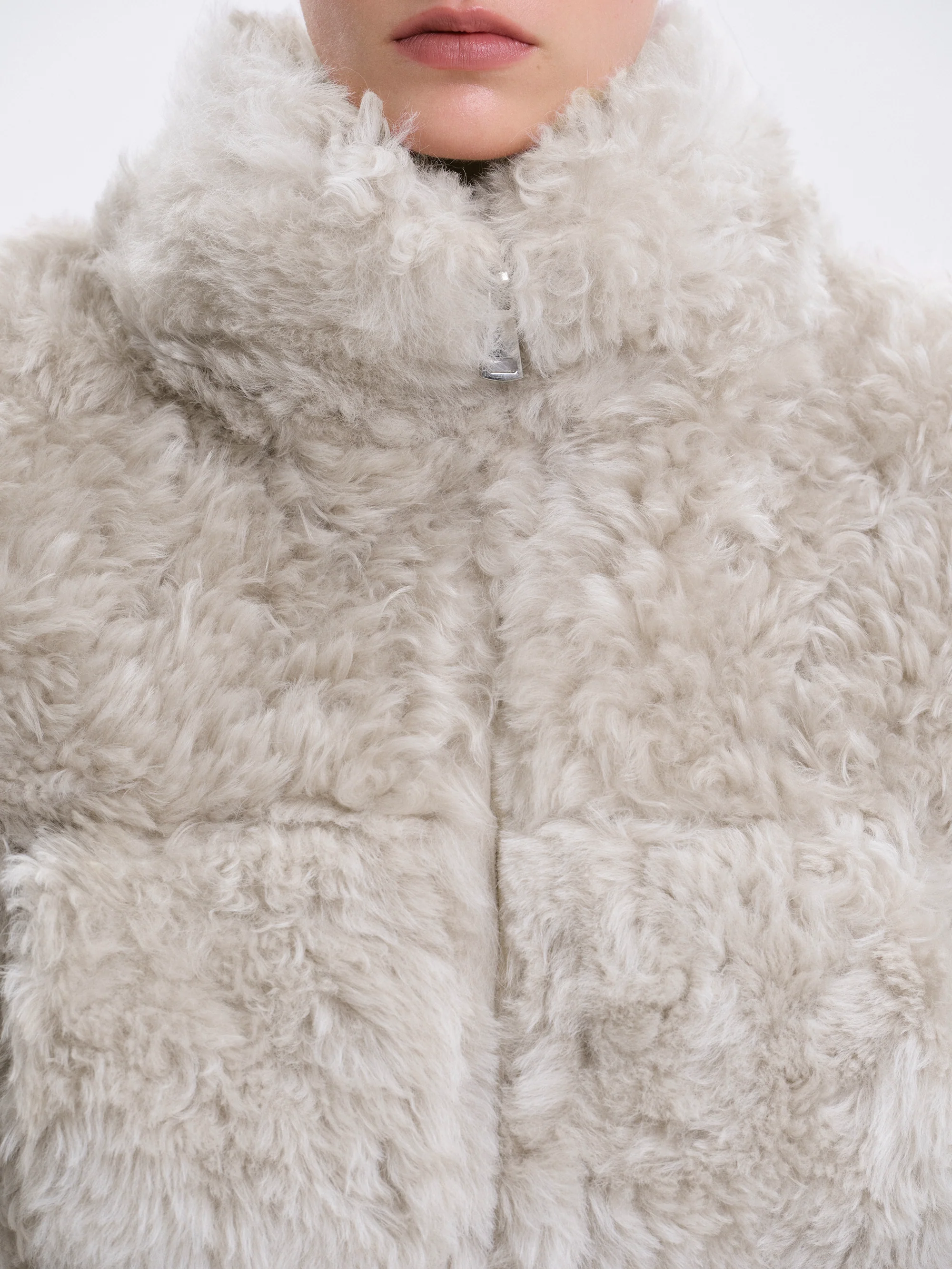 Toscana Fur Jacket, Champagne - Image 2