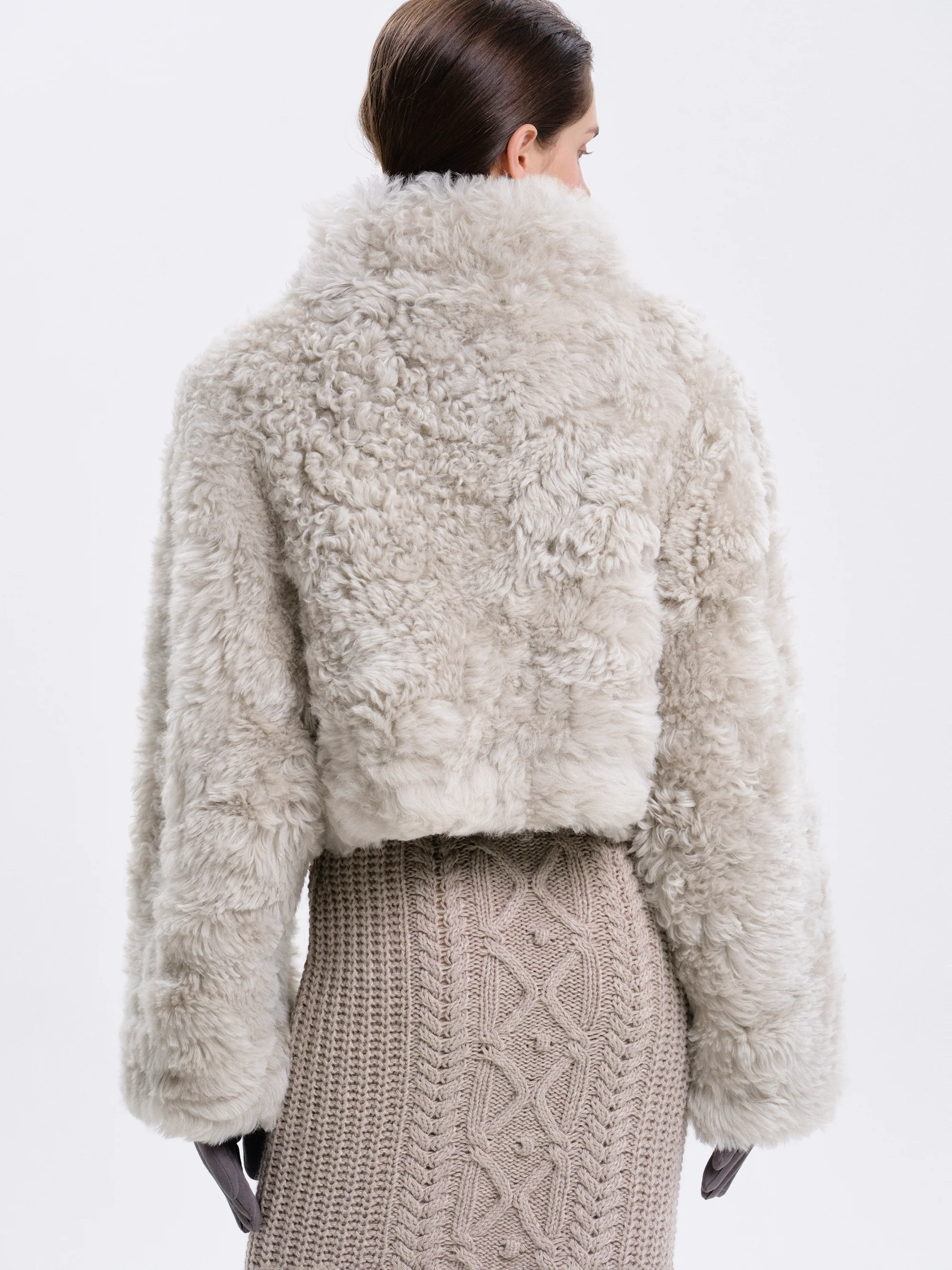 Toscana Fur Jacket, Champagne - Image 6