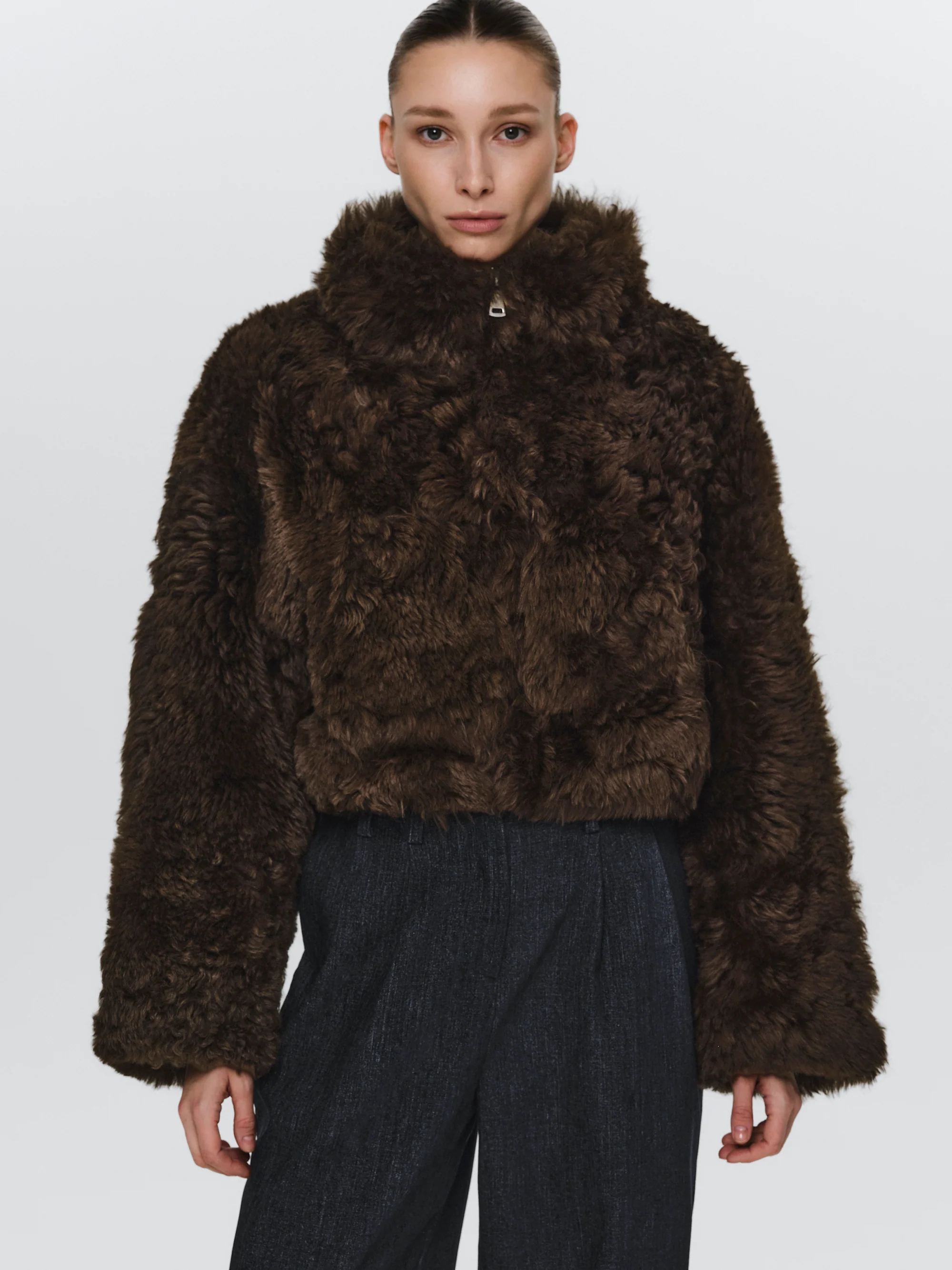 Toscana Fur Jacket, Chocolate