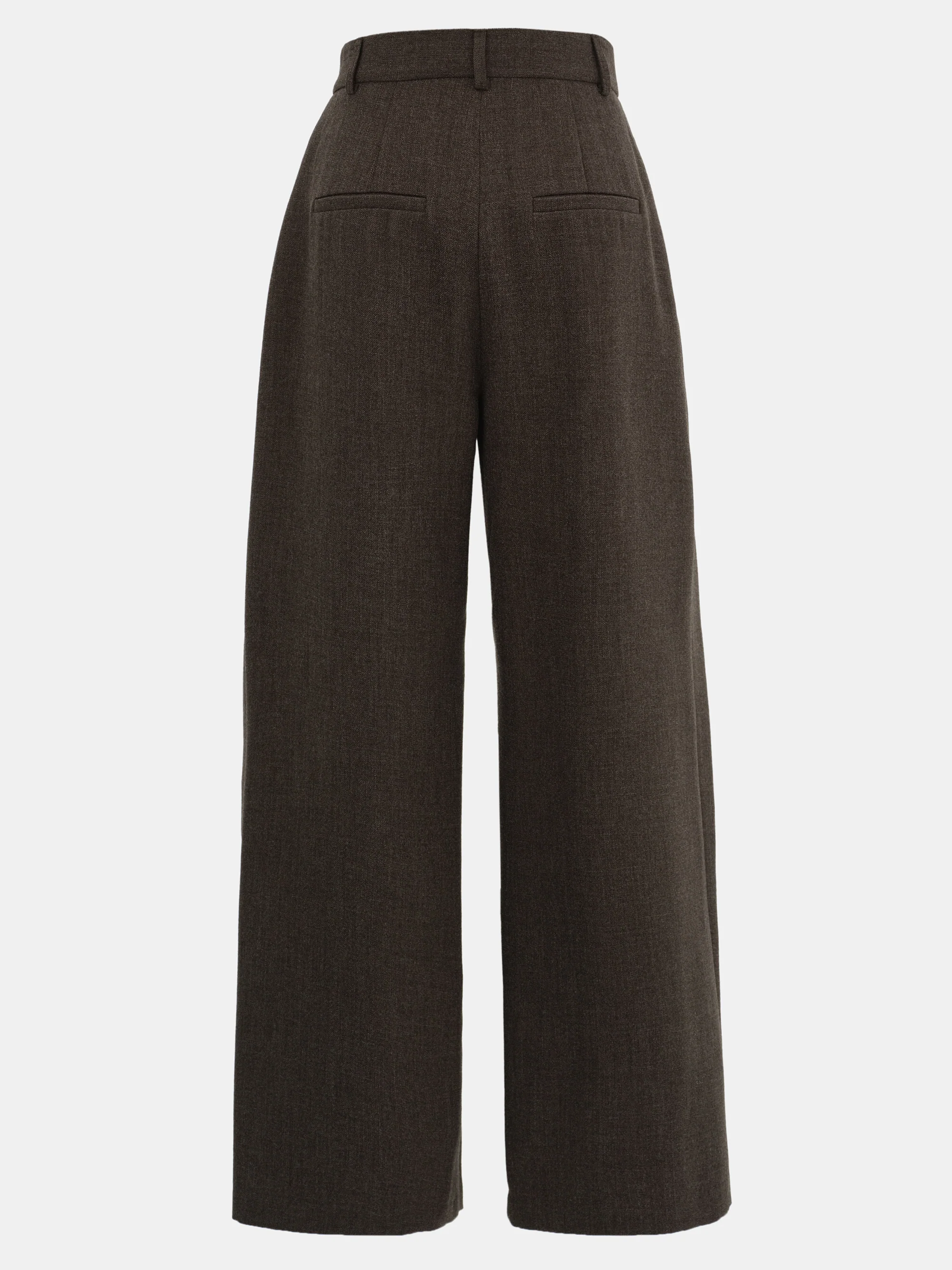 Tucked Trousers, Brown - Image 8