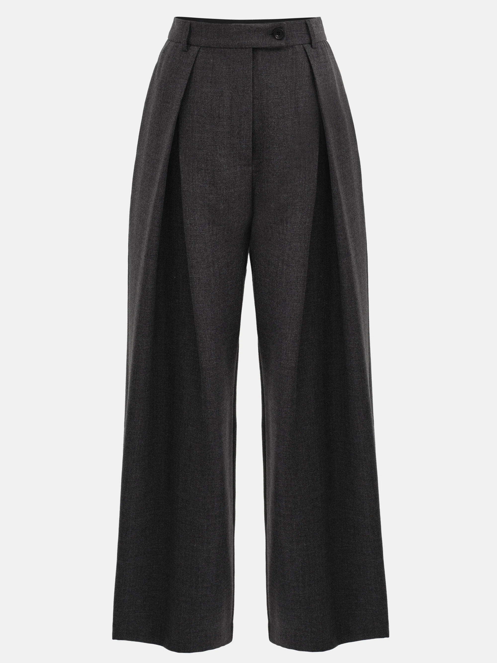Tucked Trousers, Charcoal - Image 4