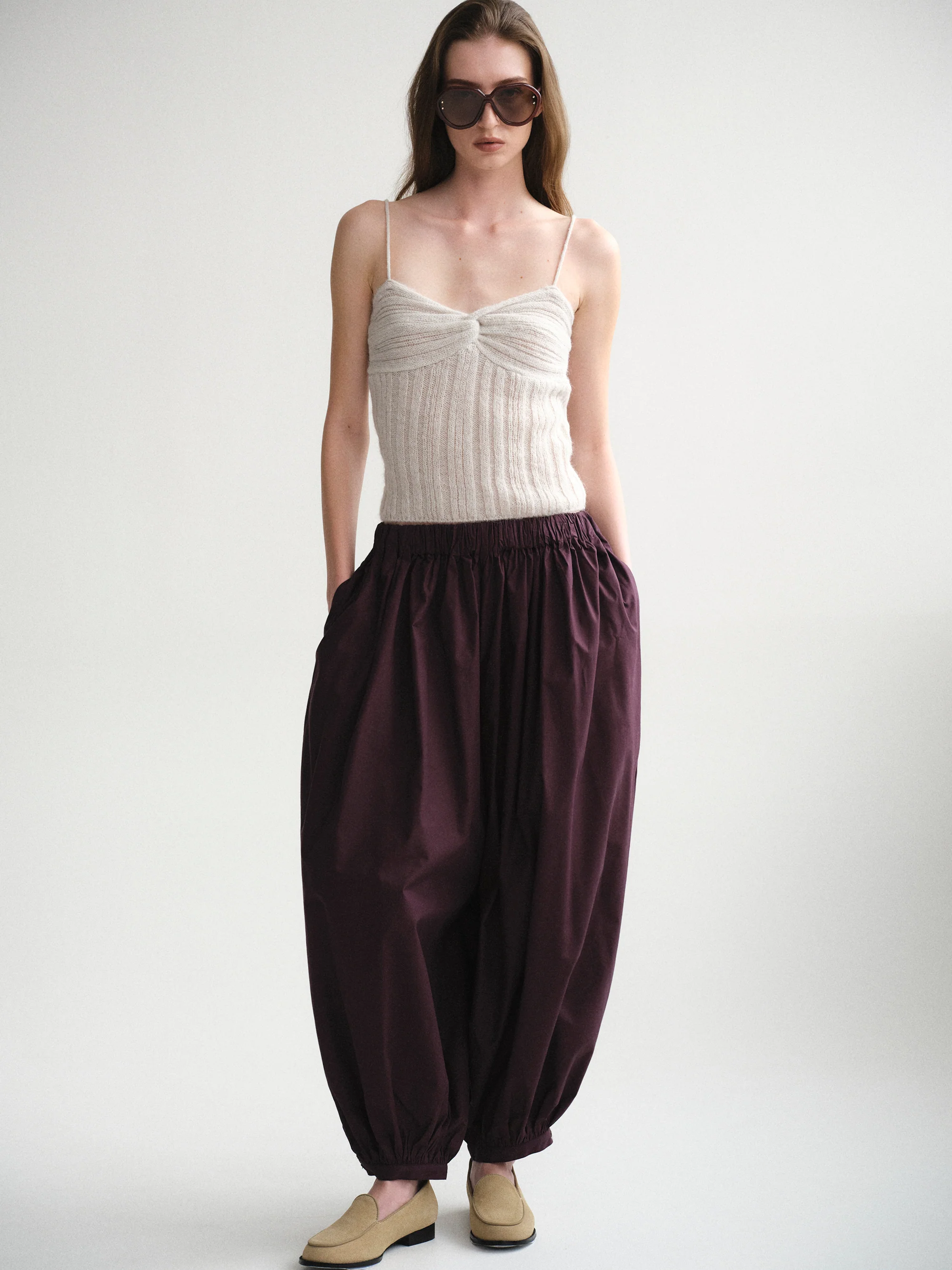 Twist Knitted Top, Ivory - Image 3
