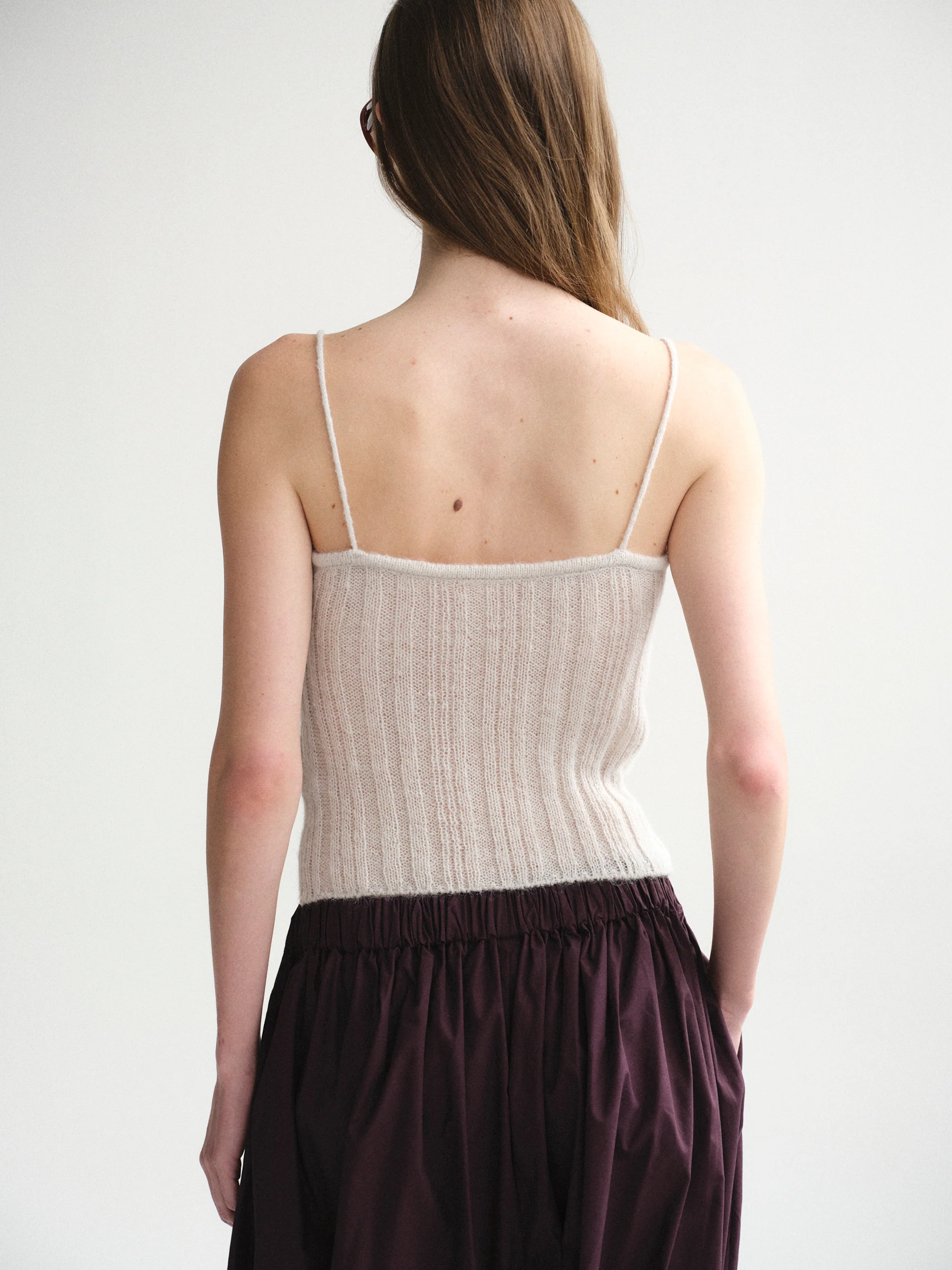 Twist Knitted Top, Ivory - Image 4