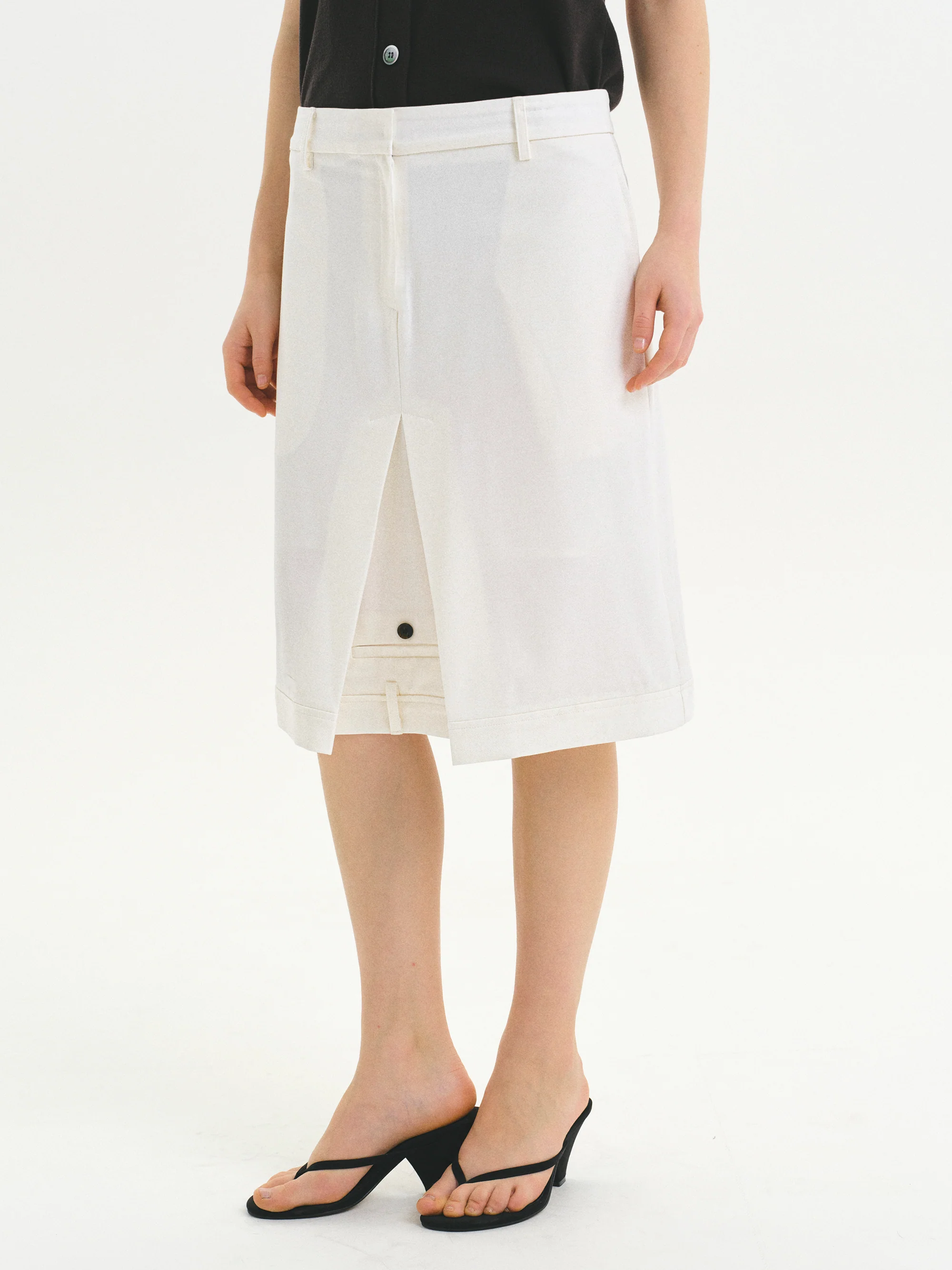 Upside-Down Skirt, Ivory