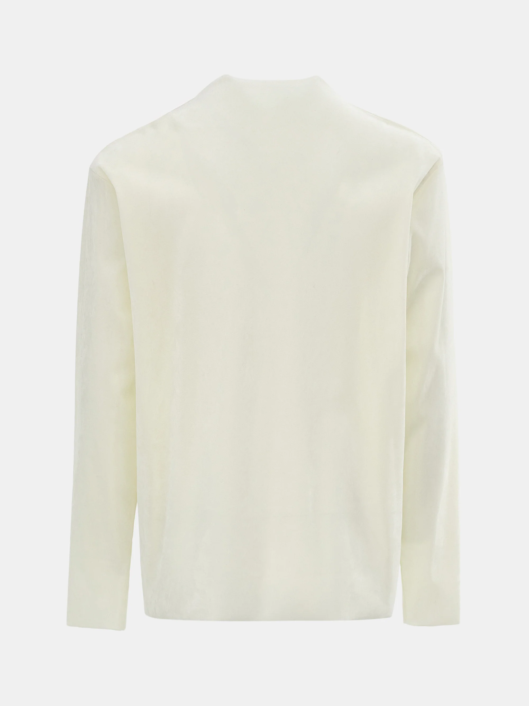 Velvet Mesh Ruffle Top, Ivory - Image 6