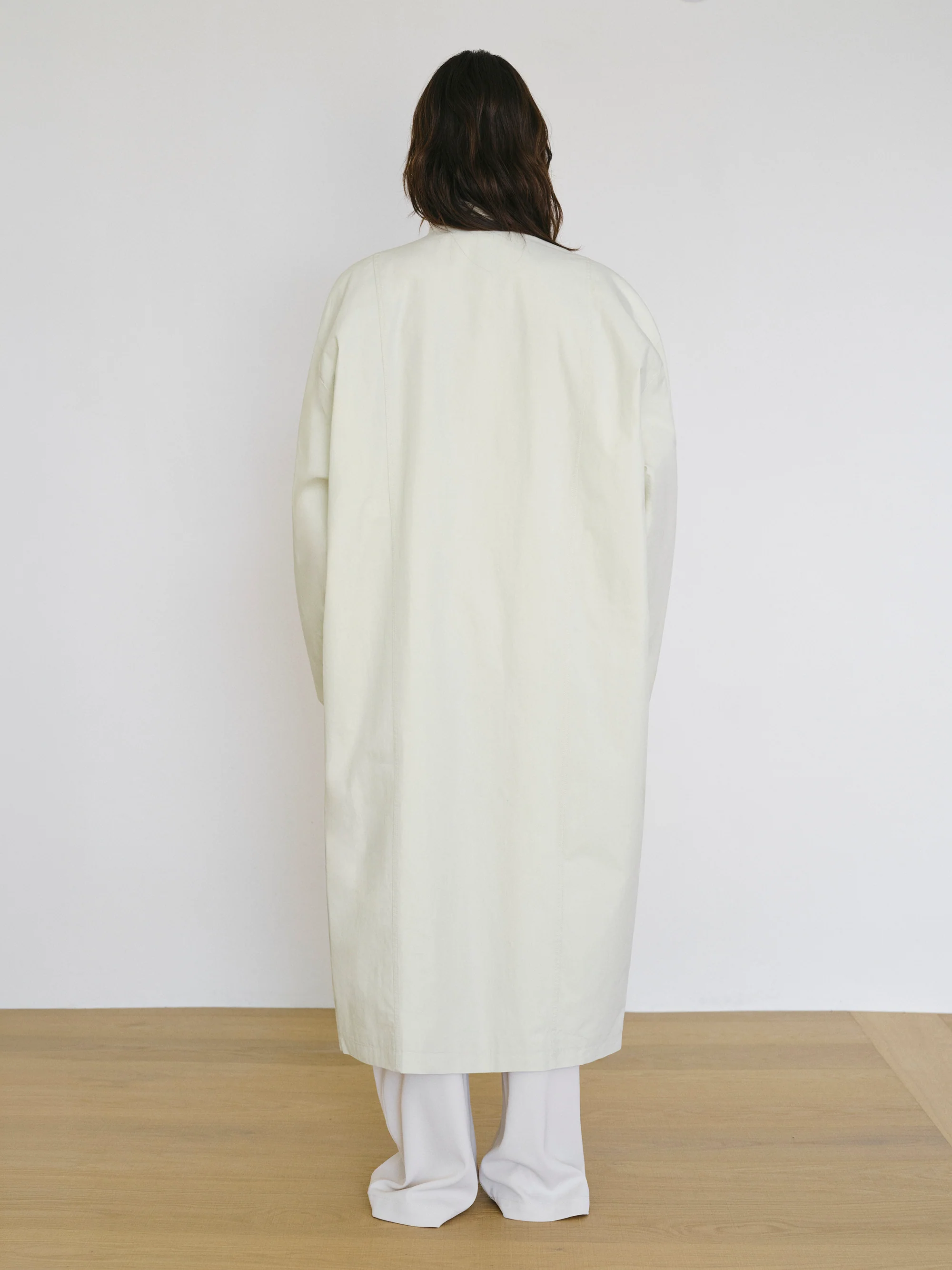 Voluminous Car Coat, Beige - Image 4