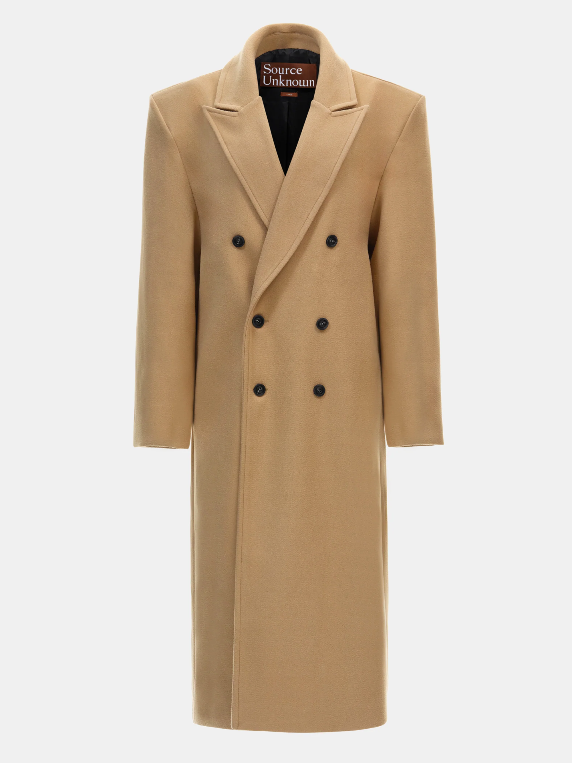 Wallis Oversized Grandpa Coat, Camel - Image 7
