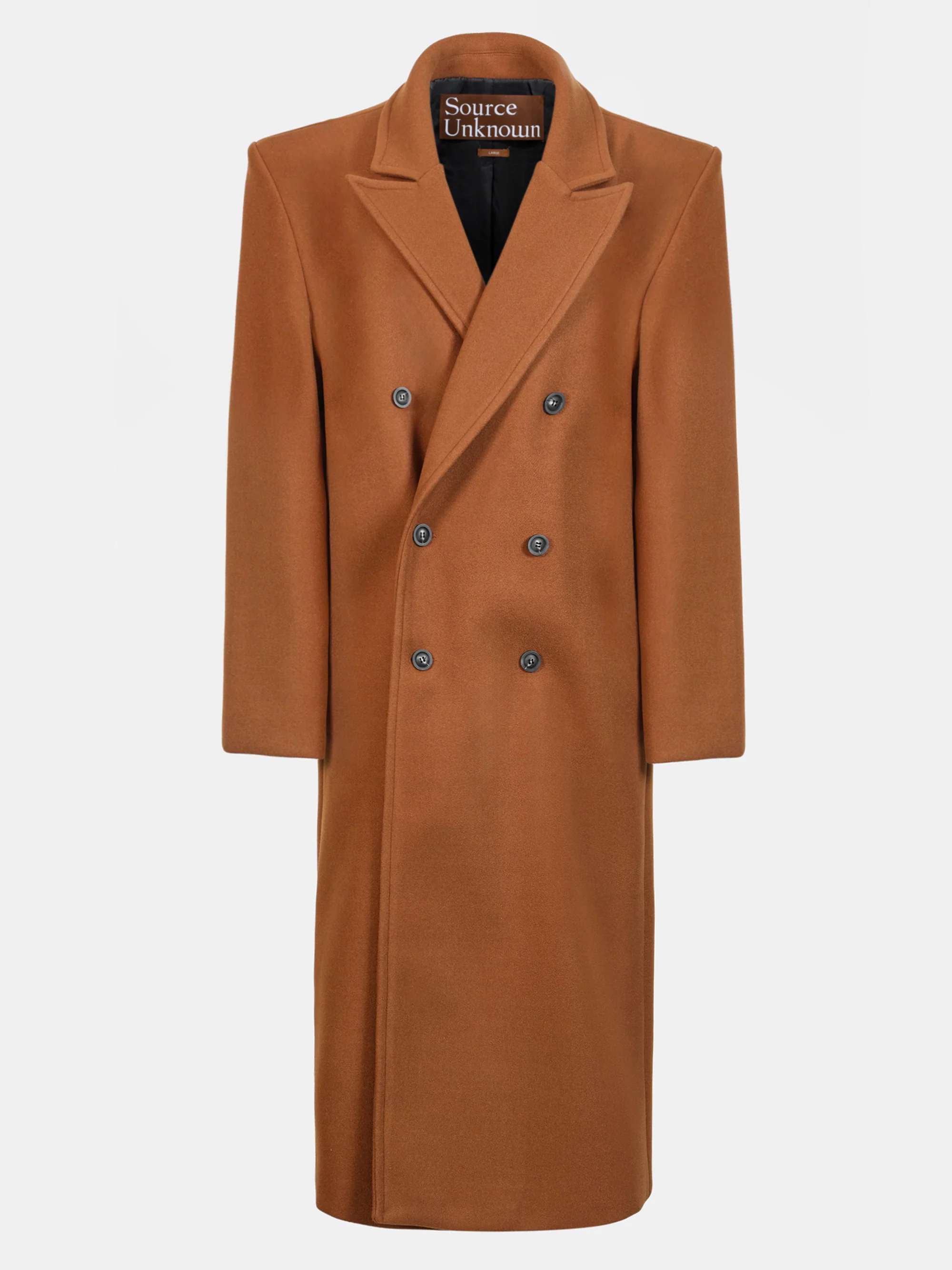 Wallis Oversized Grandpa Coat, Pecan - Image 9