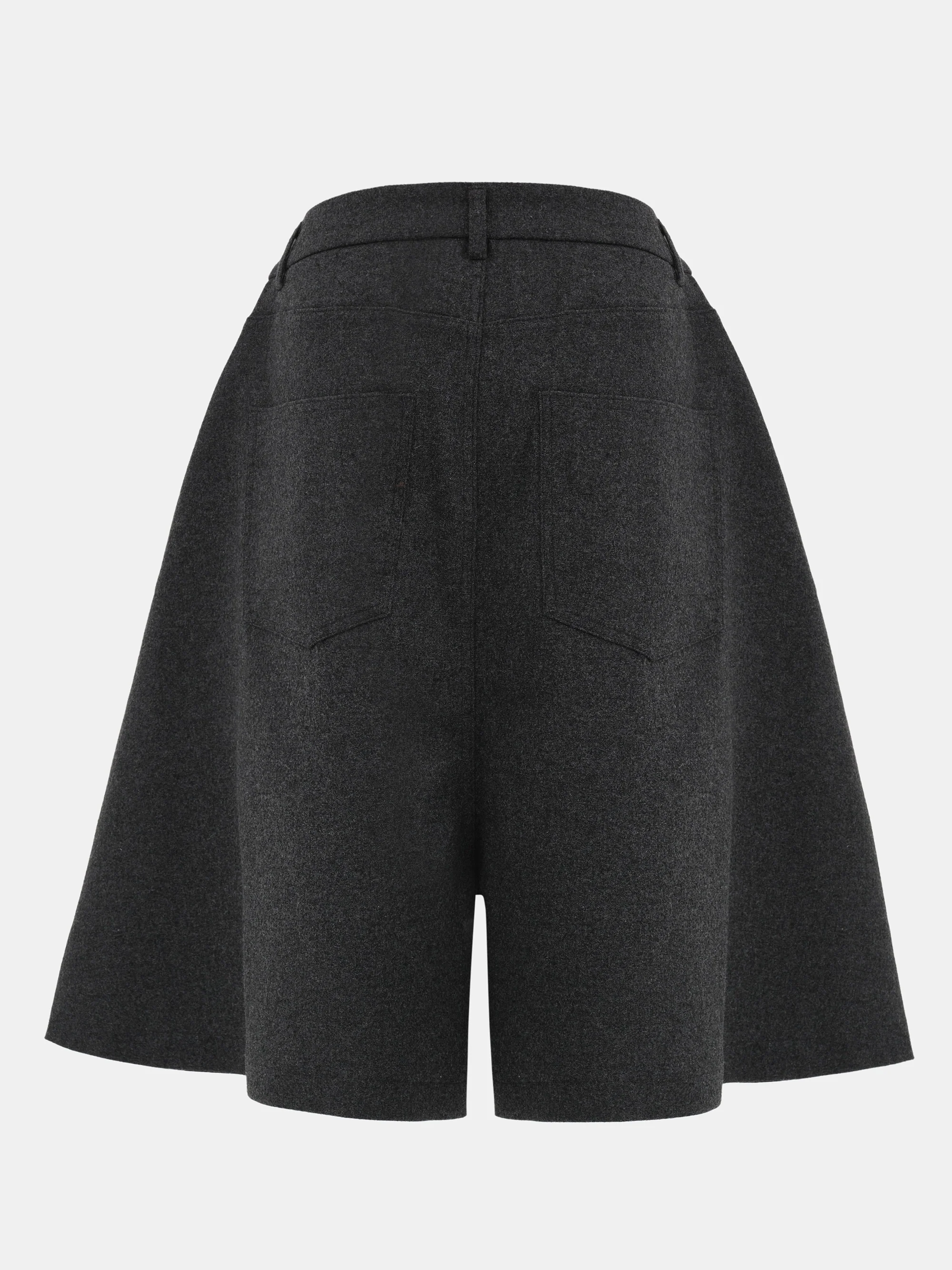 Wide Bermuda Shorts, Charcoal - Image 6