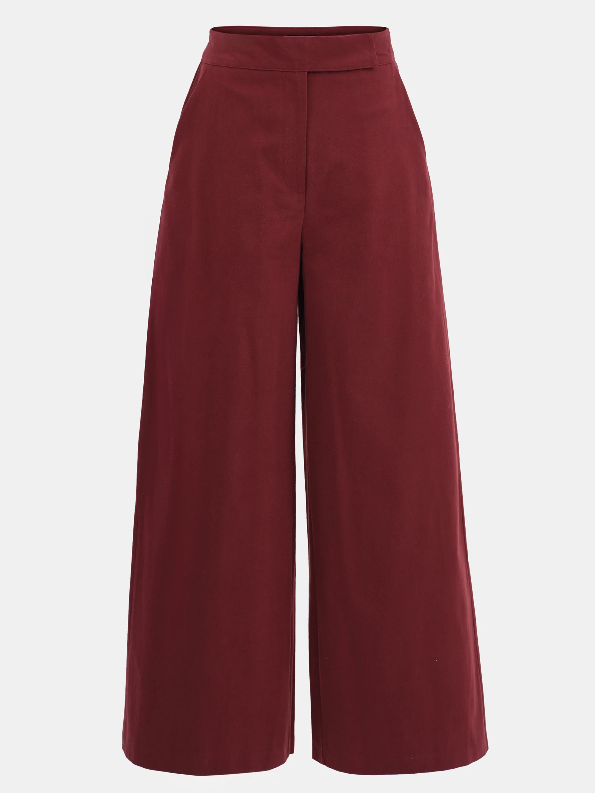 Wide-Leg Corduroy Pants, Red - Image 8