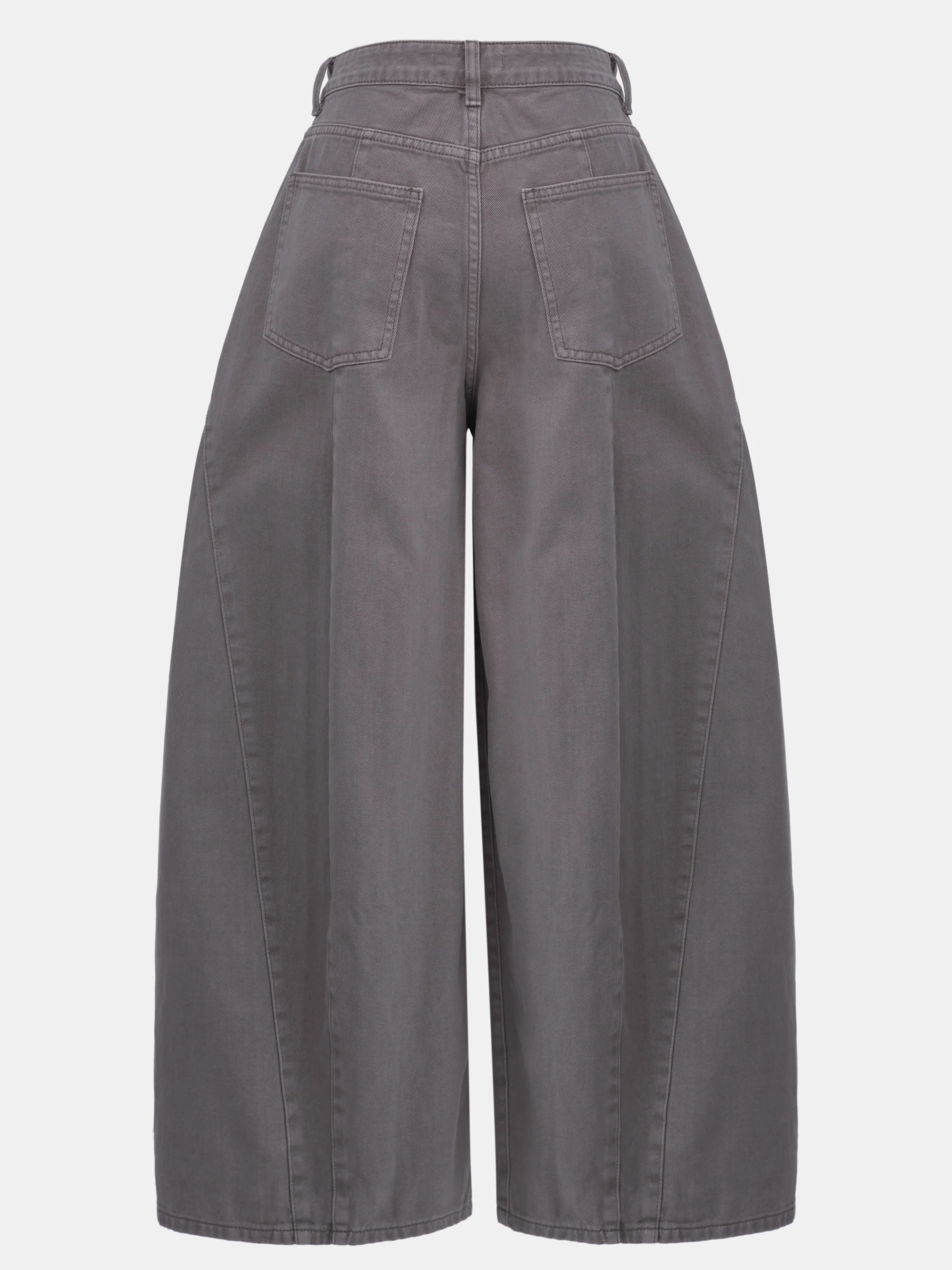 Wide Paneled Jeans, Grey - Image 6
