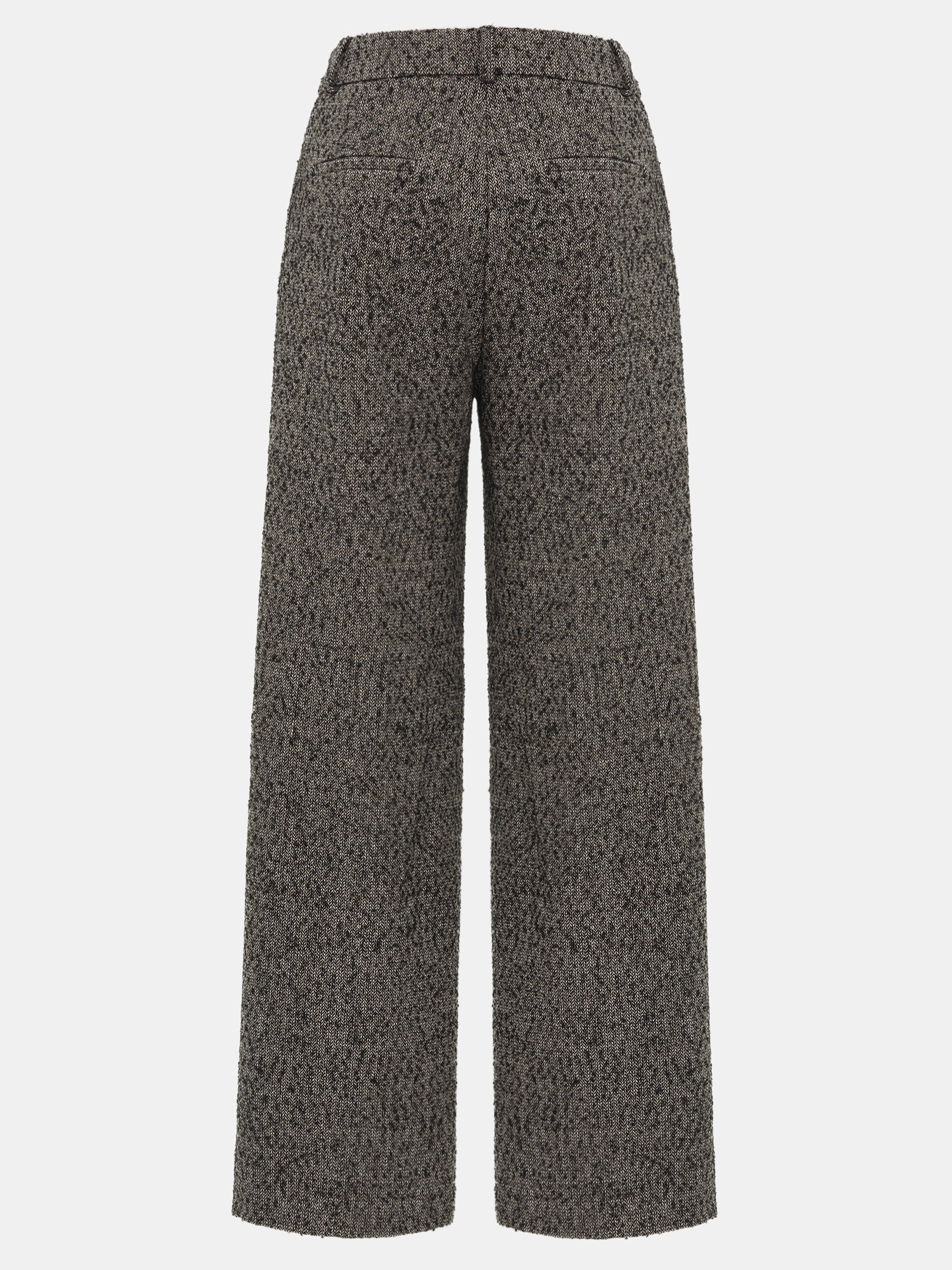 Wool-Blend Trousers, Black - Image 6