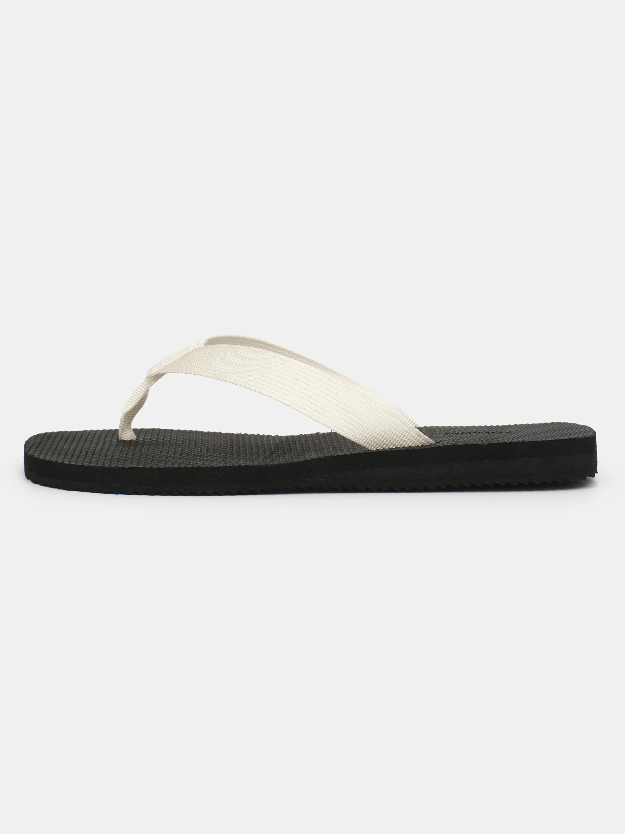 Woven Strap Flip-Flops, Ivory - Image 2
